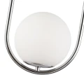 Lampa Wisząca kryształowa Hhromowana kula Ø15cm E27 Abruzzo Veliano 3.webp