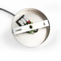 Lampa Wisząca kryształowa Hhromowana kula Ø15cm E27 Abruzzo Veliano 8.webp