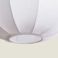 Lampa Wisząca Biała Bawełniana E27 Ø36cm Abruzzo Ludoro 2.webp