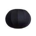Lampa Wisząca Czarna Bawełniana E27 Ø36cm Abruzzo Ludoro.webp