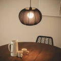Lampa Wisząca Czarna Bawełniana E27 Ø36cm Abruzzo Ludoro 2.webp