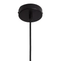Lampa Wisząca Czarna Bawełniana E27 Ø36cm Abruzzo Ludoro 8.webp