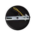 Lampa Wisząca Czarna Bawełniana E27 Ø33cm Abruzzo Ludoro 7.webp