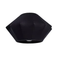 Lampa Wisząca Czarna Bawełniana E27 Ø33cm Abruzzo Ludoro 8.webp