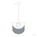 Lampa Wisząca Złota G9 Abruzzo Corallo 10.webp