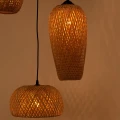 Potrójna wiklinowa lampa wisząca 3xE27 Abruzzo Natura 14.webp