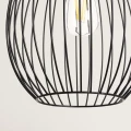 Lampa Wisząca Metalowa Czarna Ø25cm E27 Abruzzo Volterra 4.webp