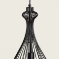 Lampa Wisząca Metalowa Czarna Ø25cm E27 Abruzzo Volterra 5.webp