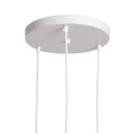 Lampa Wisząca z metalu i szkła biało złota 3xE27 Abruzzo Molto 6.webp