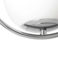 Lampa Wisząca Srebrna Kula Mleczna Abruzzo Rossi E27 3.webp