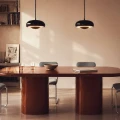 Lampa Wisząca Metalowa Czarna Połysk E27 Abruzzo Positano 2.webp