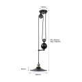 Lampa Wisząca Loft E27 Abruzzo Retro 10.webp