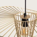Lampa Wisząca z metalu E27 złota Ø45cm Abruzzo Petti 3.webp