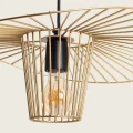 Lampa Wisząca z metalu E27 złota Ø45cm Abruzzo Petti 4.webp