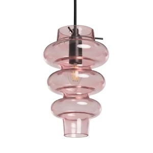 Lampa Wisząca ze szkła dymionego E27 Abruzzo Ulivio