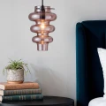 Lampa Wisząca ze szkła dymionego E27 Abruzzo Ulivio 2.webp