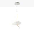 Lampa wisząca złota nowoczesna 2800K 6W Abruzzo Vento.webp