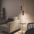 Lampa Wisząca tuba czarno złota GU10 Abruzzo Lorina 2.jpg