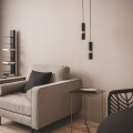 Lampa Wisząca tuba czarno złota GU10 Abruzzo Lorina 4.jpg