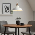 Lampa Wisząca Vintage Biała Ø27cm E27 Filanto Abruzzo 3.webp