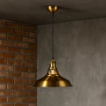 Lampa Wisząca Vintage Złota Ø27cm E27 Filanto Abruzzo 2.webp