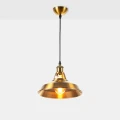 Lampa Wisząca Vintage Złota Ø27cm E27 Filanto Abruzzo 6.webp