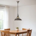 Lampa Wisząca Vintage Srebrna Ø27cm E27 Filanto Abruzzo 3.webp