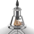 Lampa Wisząca Vintage Srebrna Ø27cm E27 Filanto Abruzzo 9.webp
