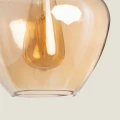 Lampa Wisząca szklana bursztynowa Ø20cm Abruzzo Riflesso 3.webp