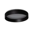 Plafon LED okrągły czarny metalowy 20W Ø450mm 3000K Abruzzo Nero.webp