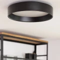 Plafon LED okrągły czarny metalowy 20W Ø450mm 3000K Abruzzo Nero 3.webp