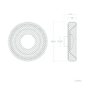 Plafon LED metalowy CCT 18W Abruzzo Novara 9.webp