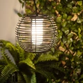 Lampa Wisząca Zewnętrzna Czarna lampion Ø30cm Abruzzo Grazia 2.webp