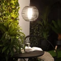 Lampa Wisząca Zewnętrzna Czarna lampion Ø30cm Abruzzo Grazia 3.webp