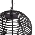 Lampa Wisząca Zewnętrzna Czarna lampion Ø30cm Abruzzo Grazia 6.webp