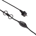Lampa Wisząca Zewnętrzna Czarna lampion Ø30cm Abruzzo Grazia 8.webp