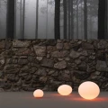 Lampa Ogrodowa Stone IP65 RGBW Ø35cm ładowalna Abruzzo Caravaggio 11.webp