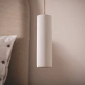 Lampa Wisząca z Cementu Gu10 Biała Abruzzo 3.webp