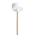 Lampa Wisząca z Cementu Gu10 Biała Abruzzo 8.webp