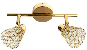 GLOSSY LAMPA SUFITOWA LISTWA 2X40W G9 MOSIĄDZ