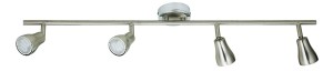 LAMPA JAWA LISTWA 4X7W GU10 ENERGO  NIKEL MATT