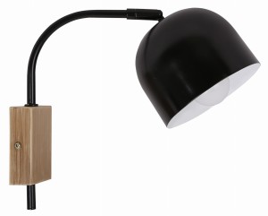 RUPI LAMPA KINKIET 1X40W E27 CZARNY