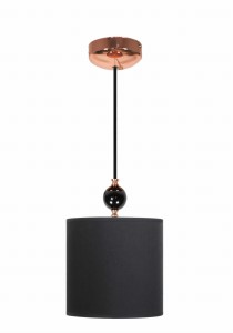 MELBA LAMPA WISZĄCA 1X60W E27 CZARNY