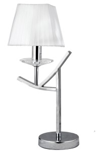 VALENCIA LAMPA 1X40W E14 CHROM H-45