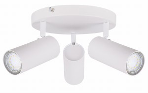 Colly lampa sufitowa biały 3x15w gu10 klosz biały