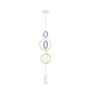 HOOPS 5 LAMPA WISZĄCA 1X20W E27 IQ KIDS MIX KOLOR