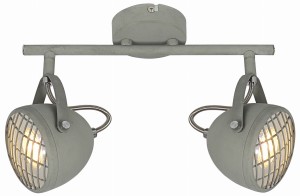 PENT LAMPA SUFITOWA LISTWA 2X50W GU10  BETONOWY SZARY