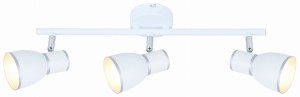 FIDO LAMPA SUFITOWA LISTWA 3X40W E14 BIAŁY+CHROM