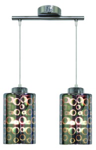 NOCTURNO LAMPA WISZĄCA 2X40W E27 CHROM