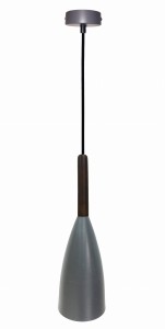 LAMPA WISZĄCA FLEN II 1 SZARY